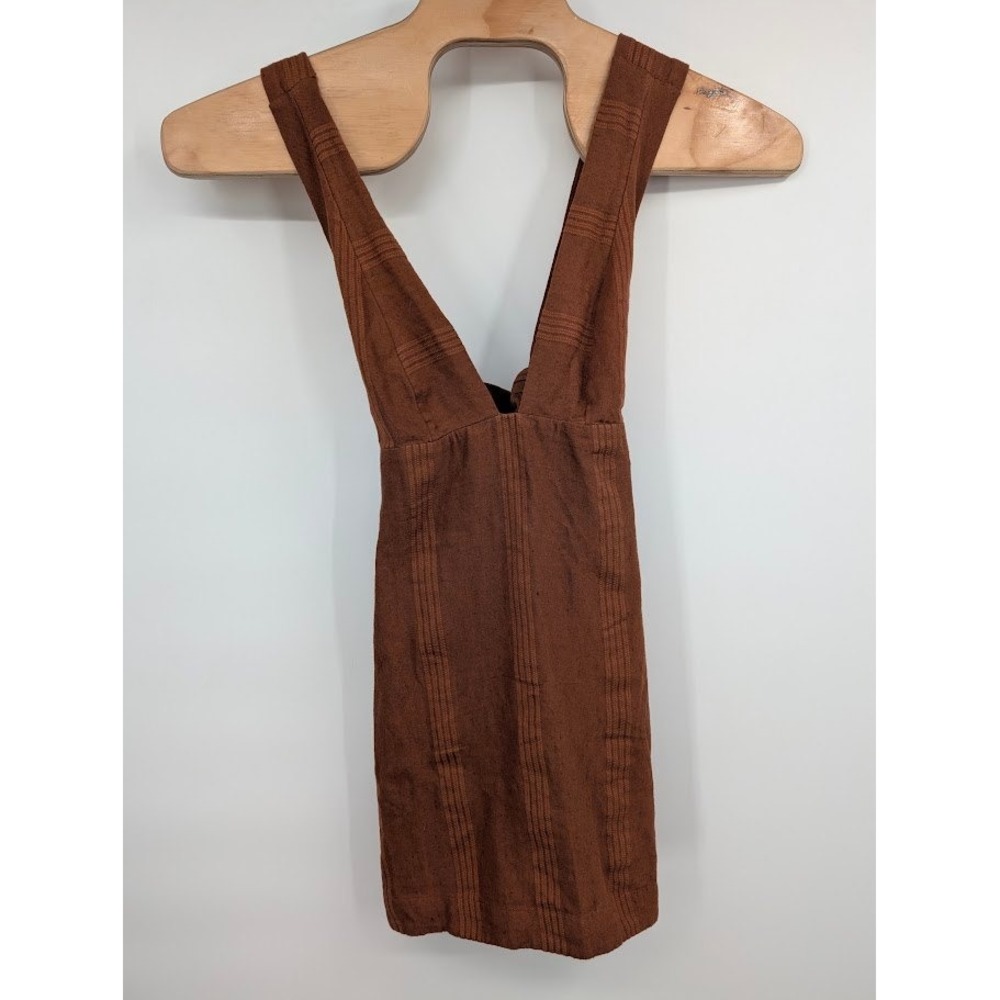 Free People Look Into the Sun Apron Pinafore Dress NWT Women's sz S